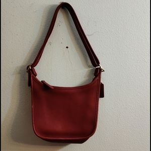 Vintage Coach Purse - red